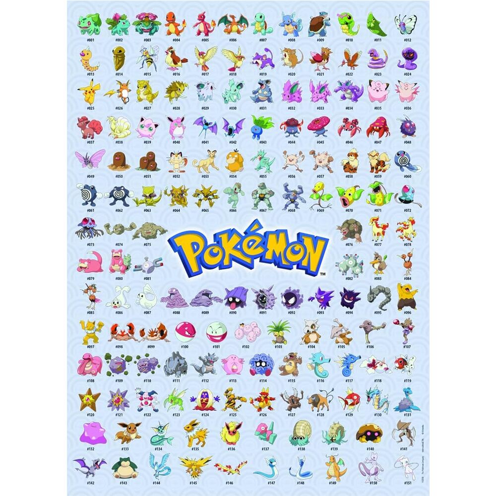 Puzzle Ravensburger Pokémon de 500 piezas con numerosos personajes - 2