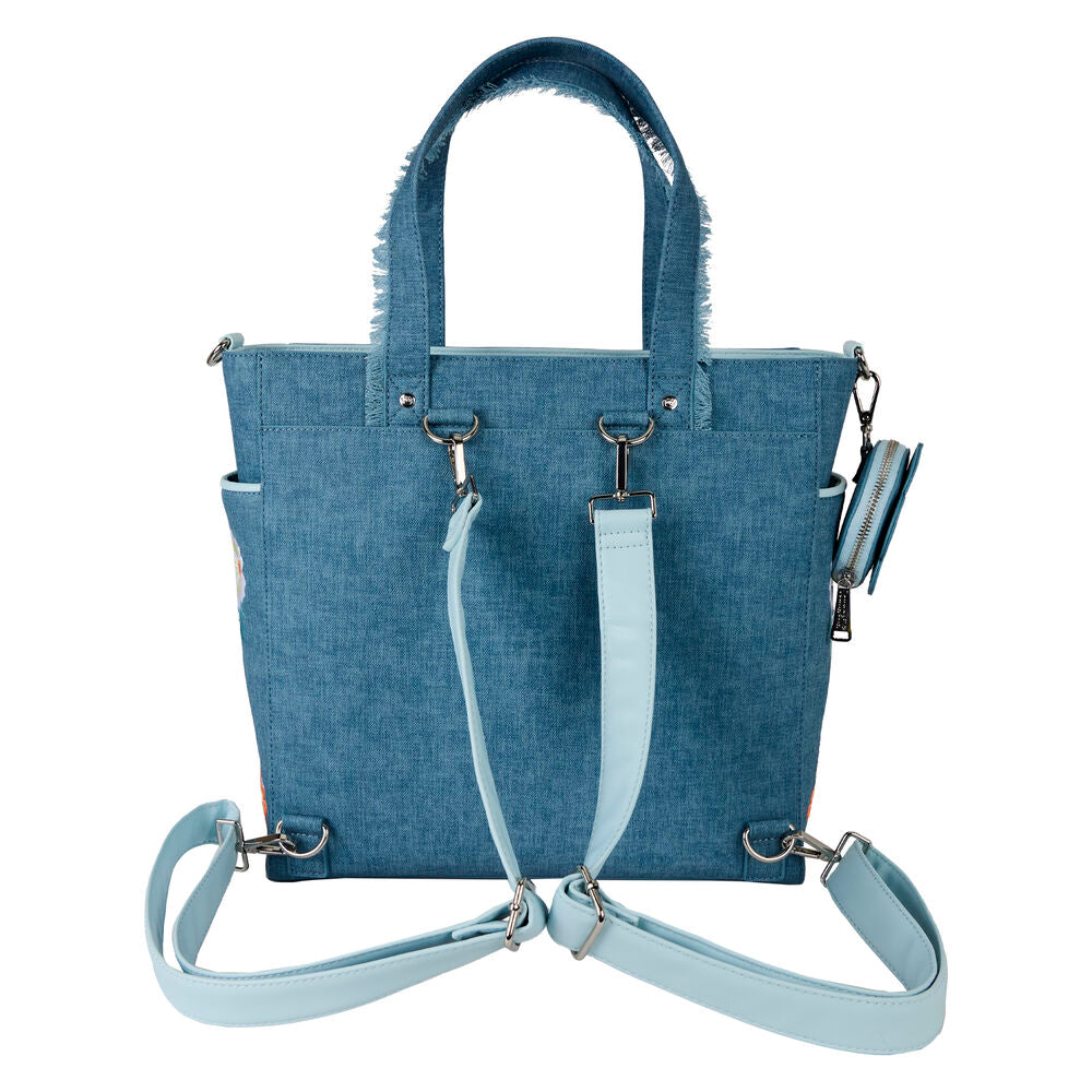 Bolso mochila denim Disney Loungefly con monedero de huella - 4