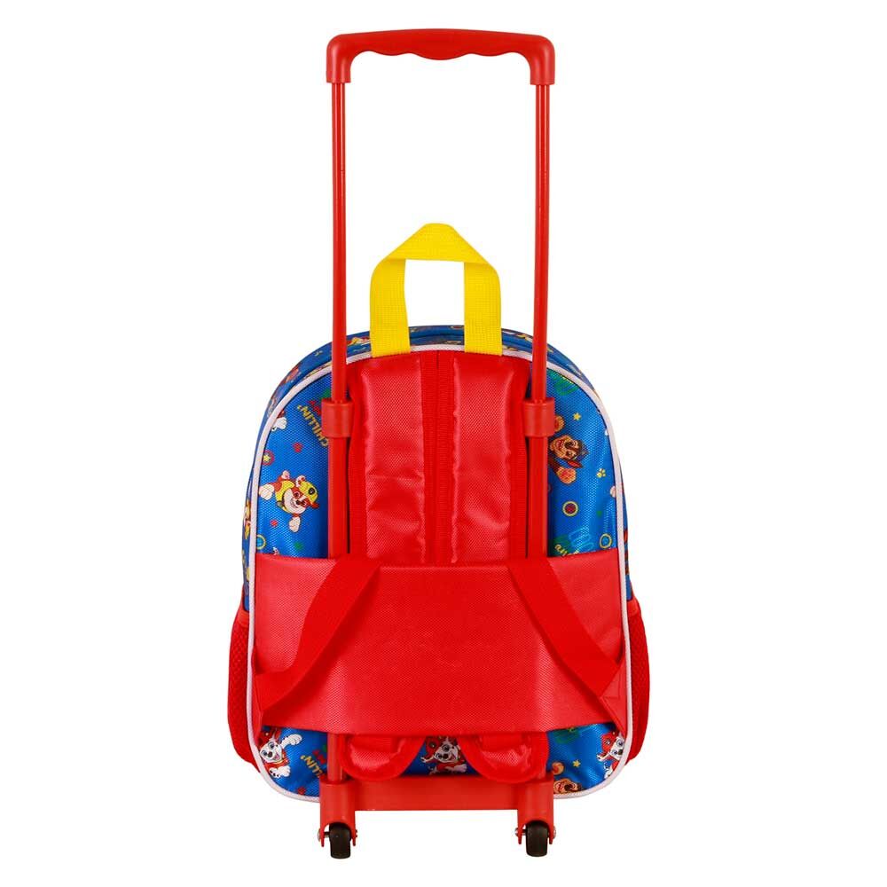 Trolley mochila 3D Paw Patrol Cool Pups azul con ruedas - 4