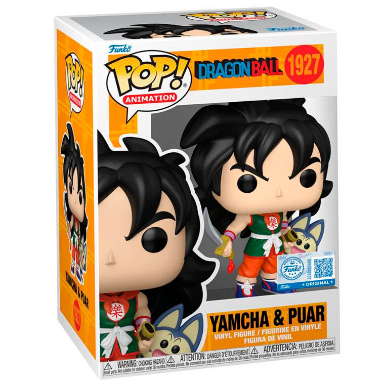 Figura Funko POP! de Yamcha con Puar y espada - 2
