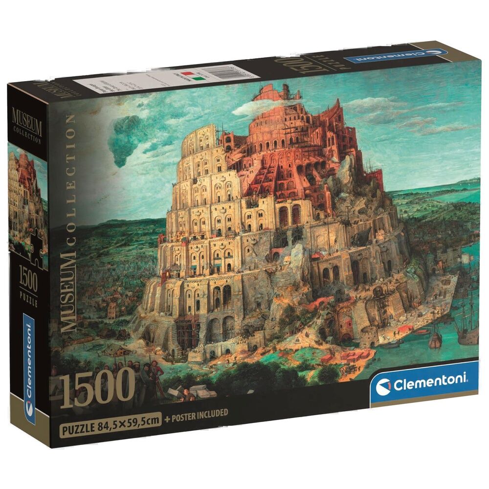 Puzzle Clementoni de La Torre de Babel de Bruegel de 1500 piezas