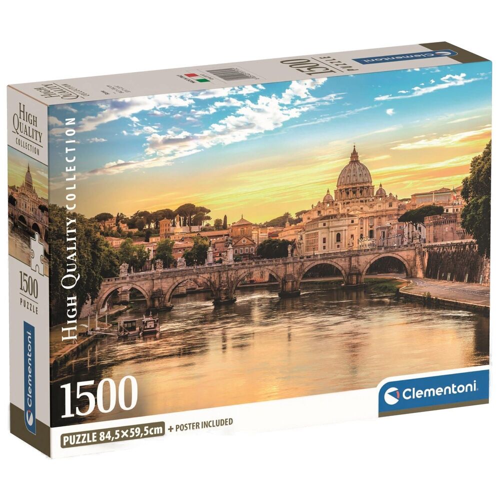 Puzzle Clementoni de 1500 piezas con vista de Roma
