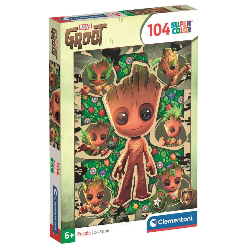 Puzzle Clementoni Marvel de Groot de 104 piezas - 2