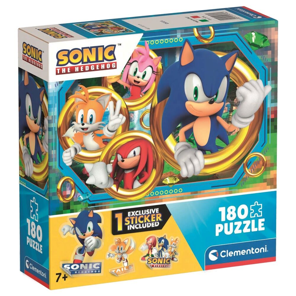 Puzzle Clementoni Sonic the Hedgehog de 180 piezas