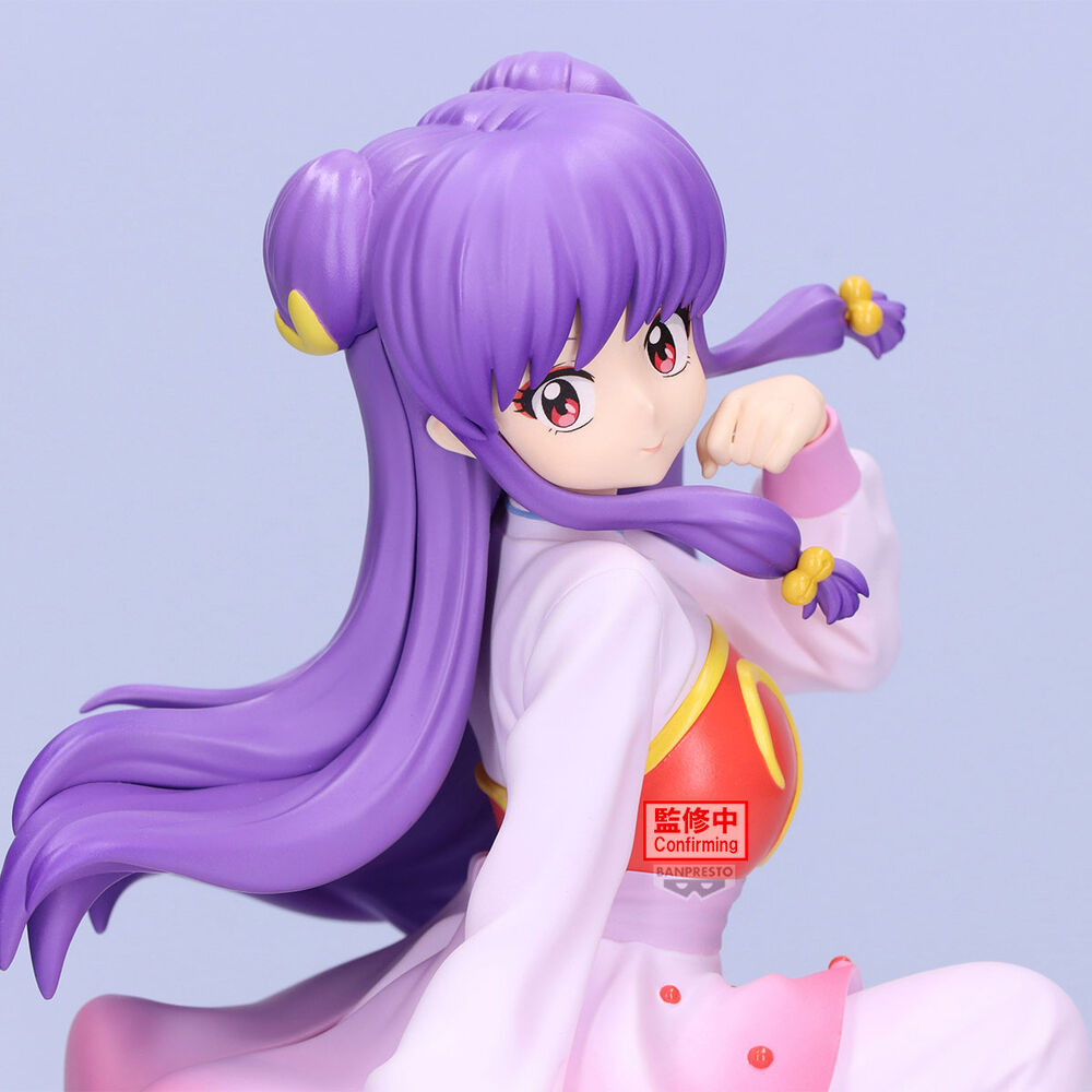 Figura de Shampoo de Ranma 1/2 con cabello morado y vestimenta rosa y lila - 12