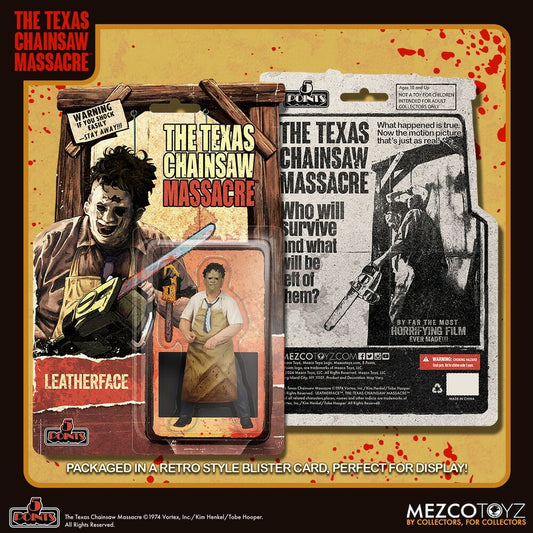 Figura de Leatherface con máscara, delantal y motosierra - 2