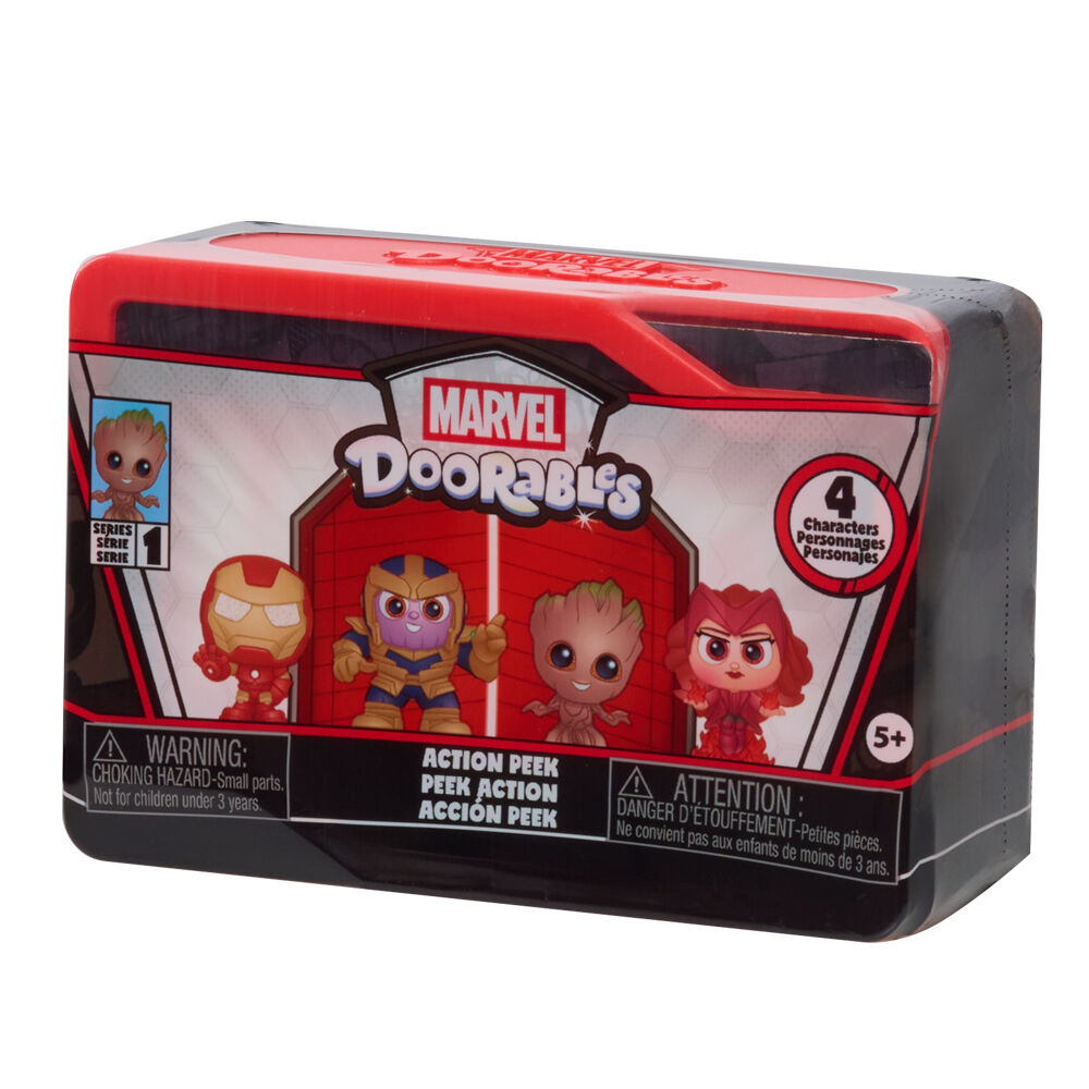 Cápsula Marvel Doorables con cuatro figuras mini - 3