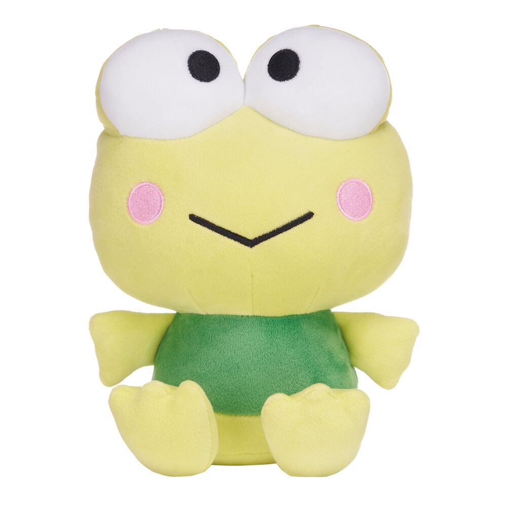 Peluche de Keroppi verde y amarillo de Hello Kitty and Friends