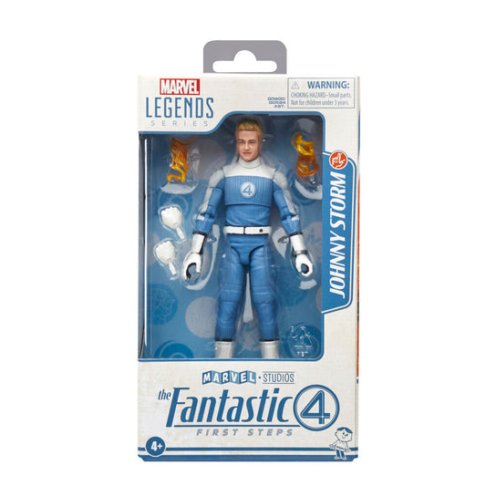 Figura articulada de Johnny Storm de Los 4 Fantásticos con efecto de fuego - 2
