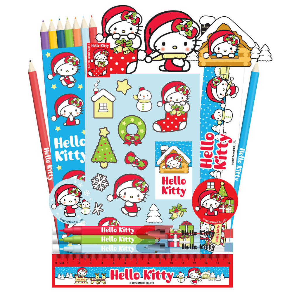 Calendario de Adviento Hello Kitty con diseño navideño y 24 sorpresas - 2