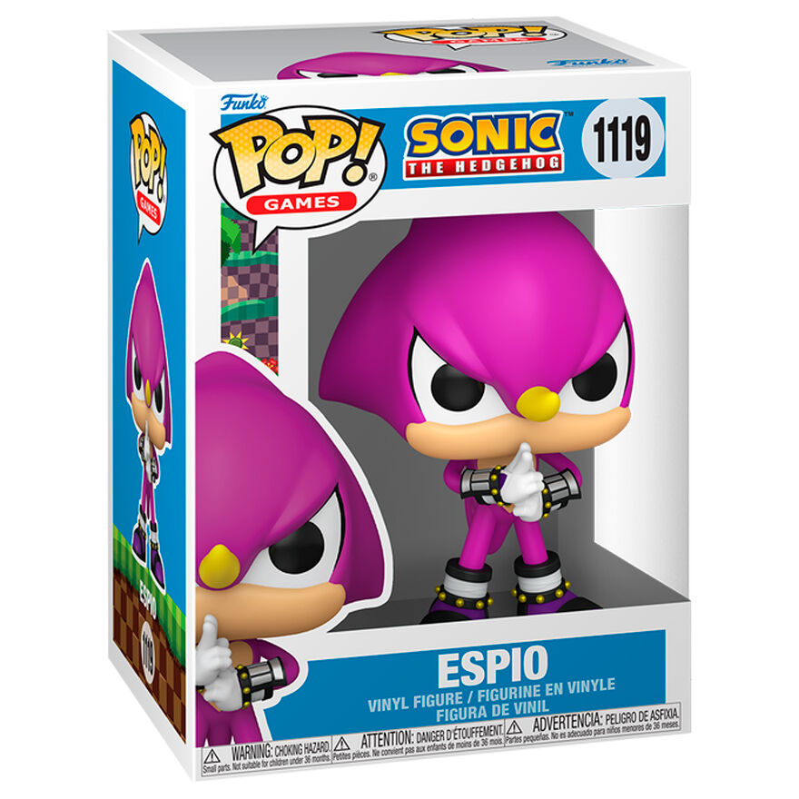 Figura Funko POP! de Espio de Sonic The Hedgehog en color morado - 2