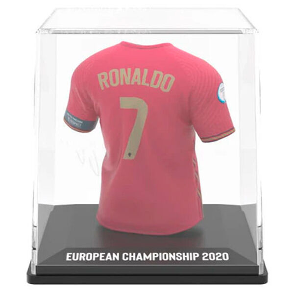 Figura mini de Cristiano Ronaldo con camiseta roja en estuche - 4