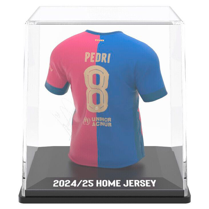 Figura mini de la camiseta de Pedri del FC Barcelona en estuche transparente - 4
