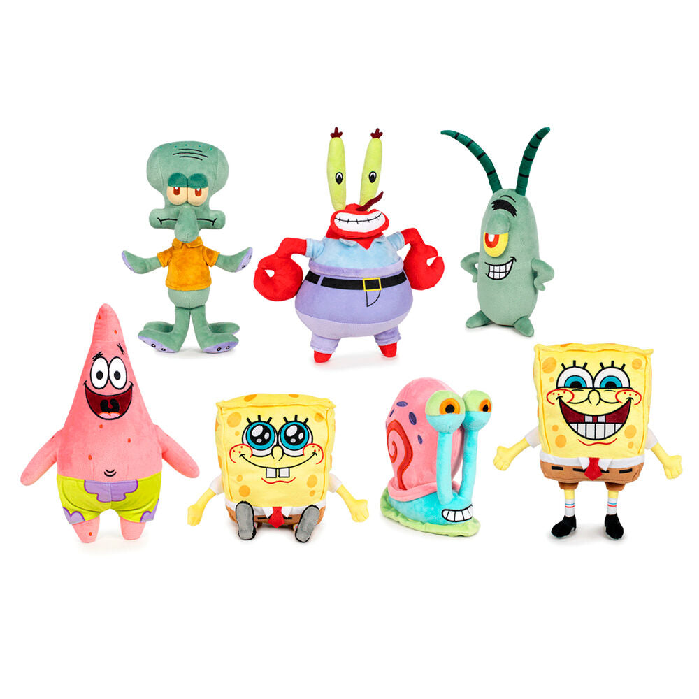 Peluches de Bob Esponja de 30 cm en modelos surtidos