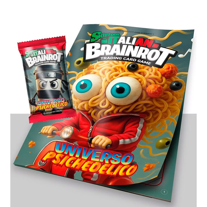 Álbum SKIFIDOL Italian Brainrot con sobre de 7 cartas coleccionables - 2