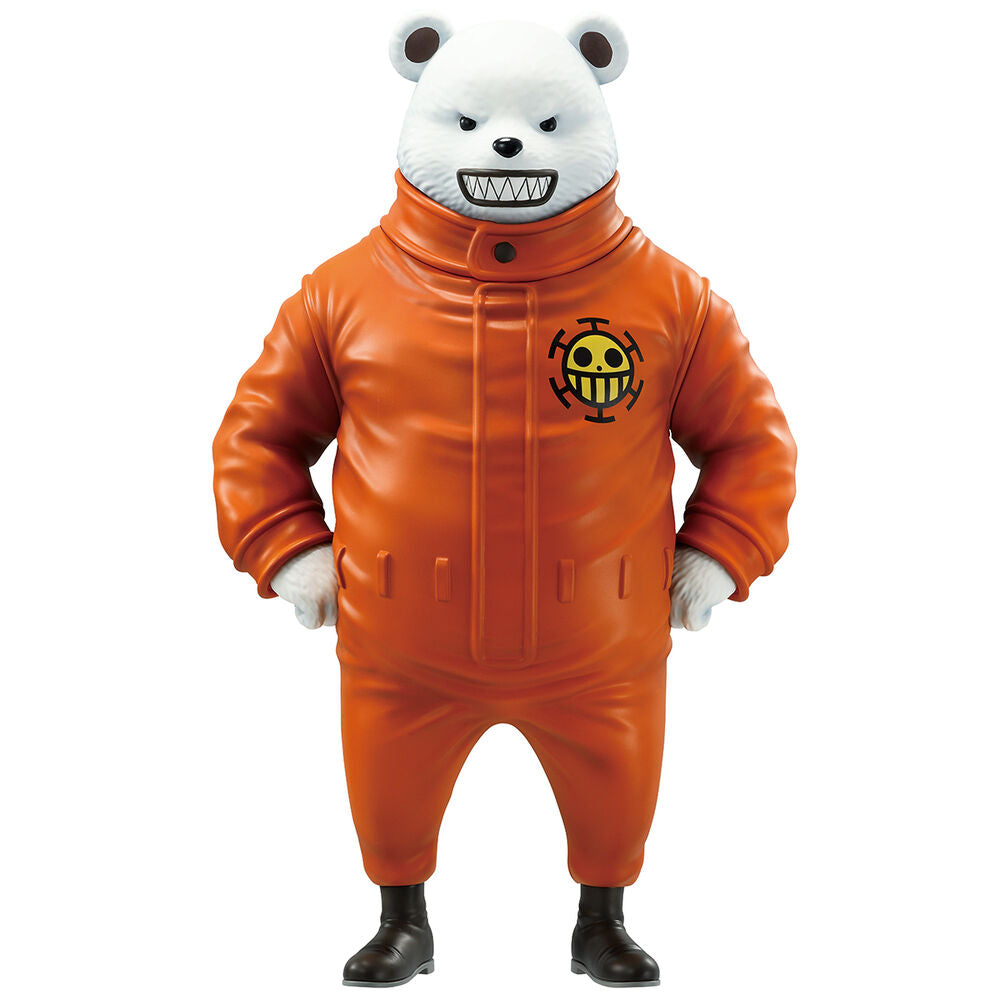 Figura Ichibansho de Bepo de One Piece con traje naranja