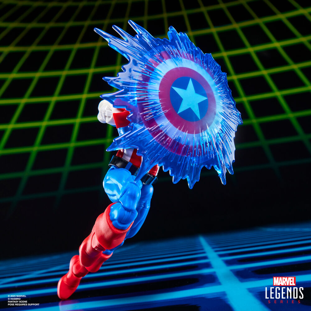 Figuras articuladas de Capitán América y Venom Marvel Legends de 15 cm - 12