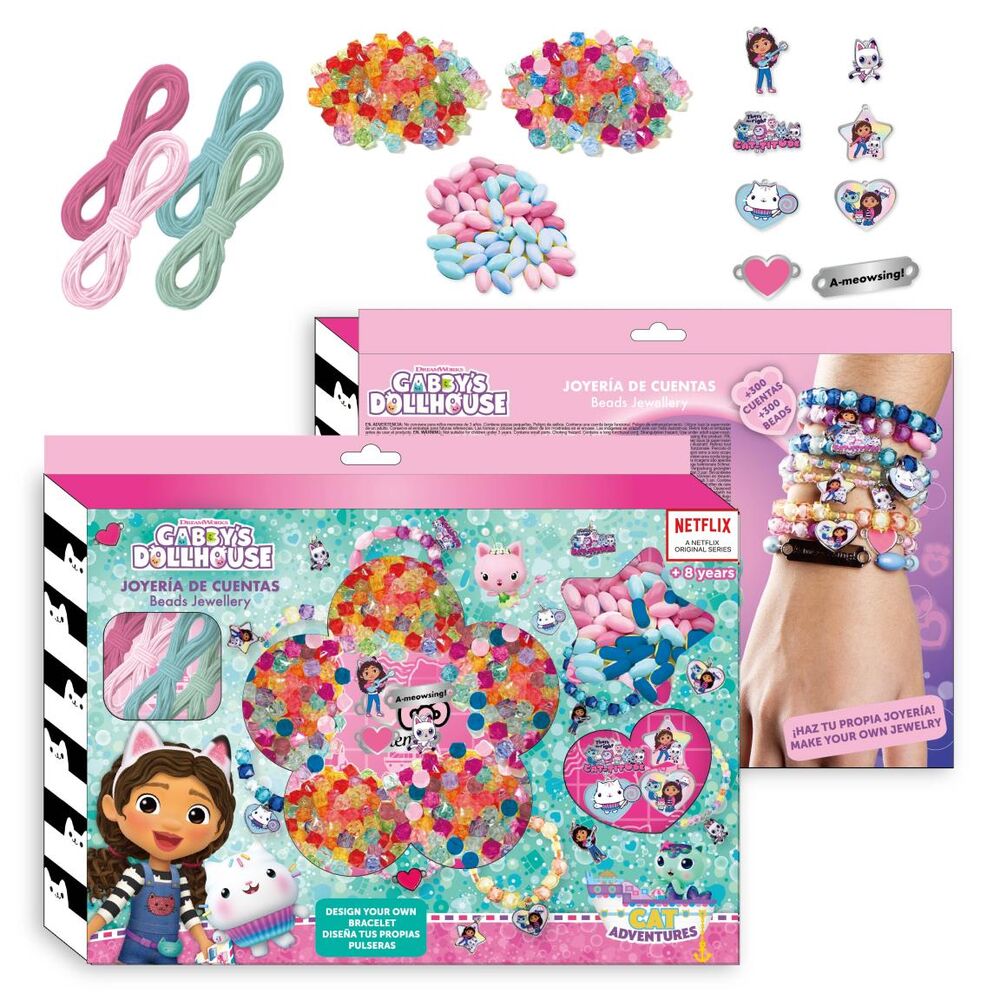 Set CERDÁ para diseñar pulseras de La Casa de Muñecas de Gabby