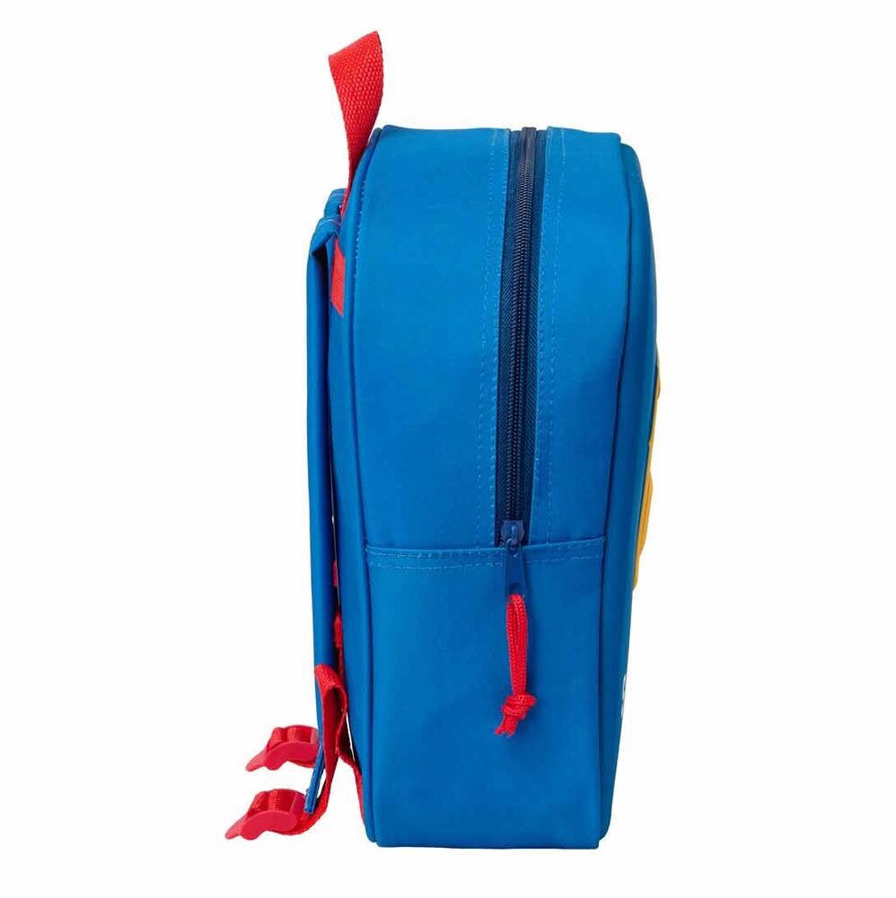 Mochila azul de Superman DC Comics con escudo 3D - 3