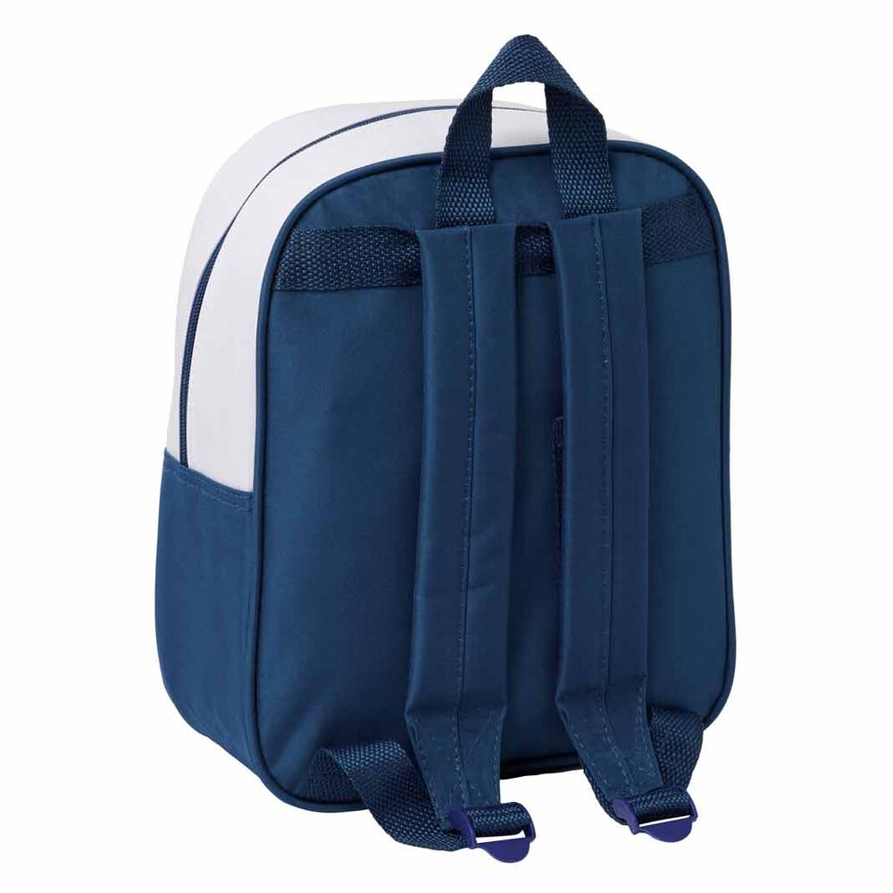 Mochila 3D azul del Real Madrid con escudo en relieve - 2