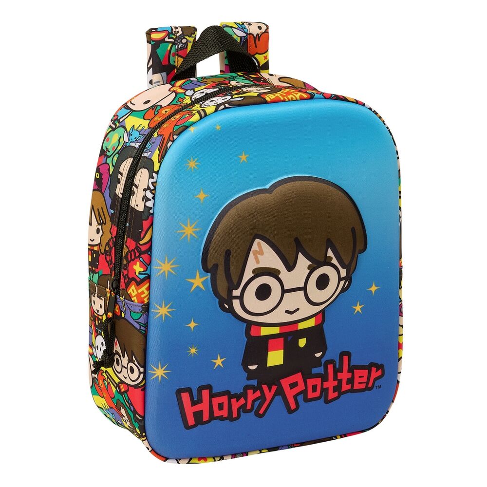 Mochila 3D infantil de Harry Potter SAFTA en azul