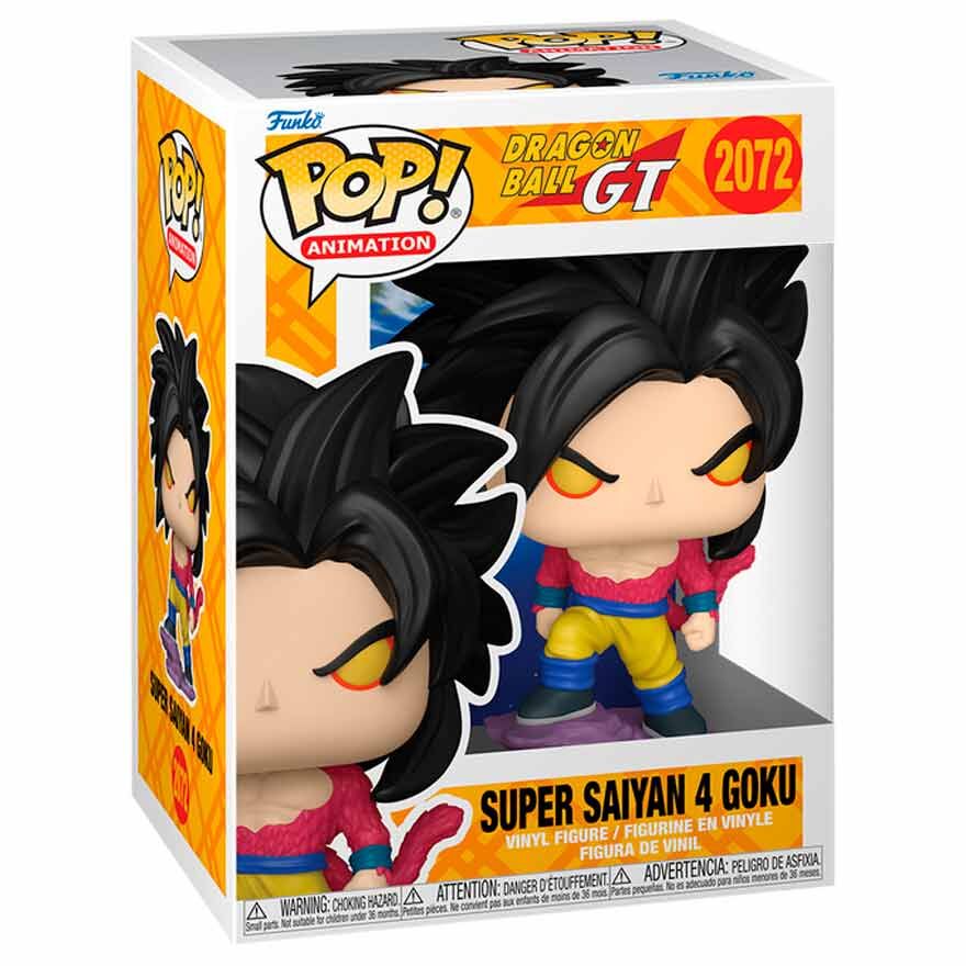 Figura Funko POP! de Goku Super Saiyan 4 con base morada - 2