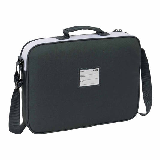 Cartera extraescolares Real Madrid 25/26 blanca y gris con bandolera - 2