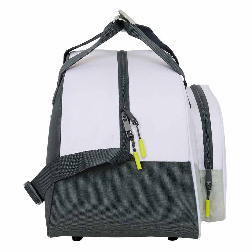 Bolsa de deporte Real Madrid blanca con bandolera y bolsillo frontal - 3