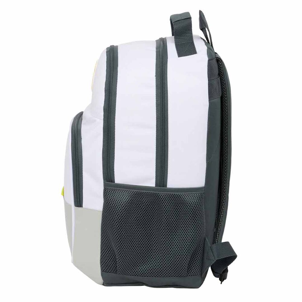 Mochila Real Madrid 25/26 blanca y gris de SAFTA - 3