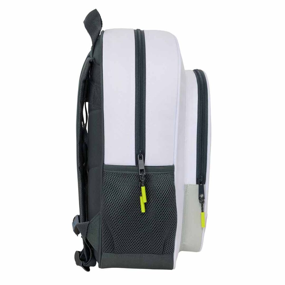 Mochila Real Madrid 25/26 SAFTA blanca de 38 cm - 3