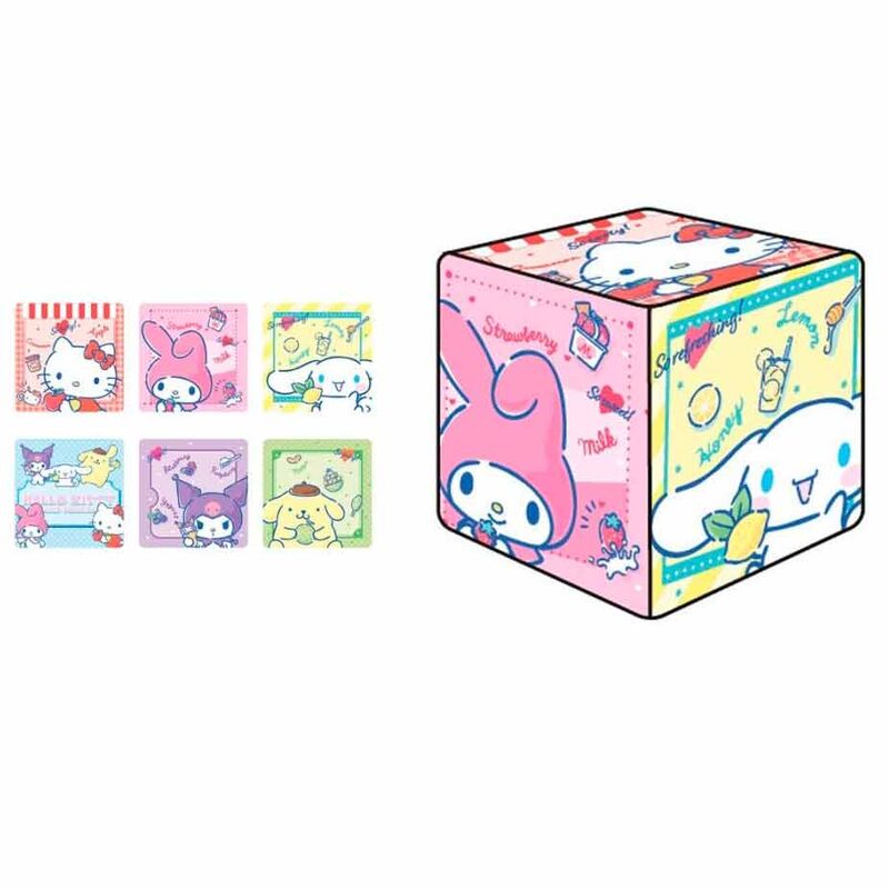 Cojín dado 3D de Hello Kitty and Friends con diseño colorido