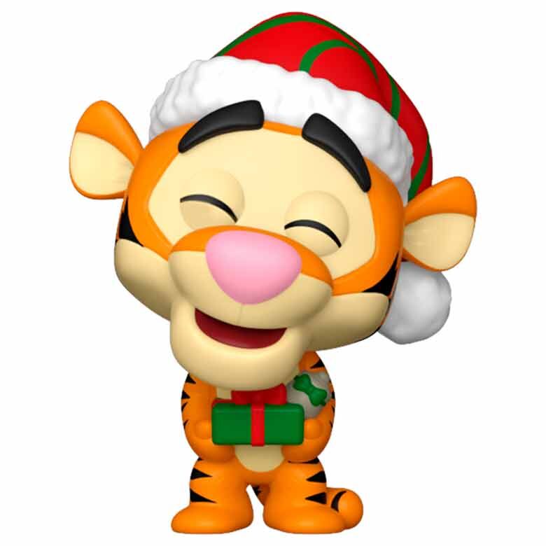 Figura Pocket POP! de Tigger con gorro navideño - 2