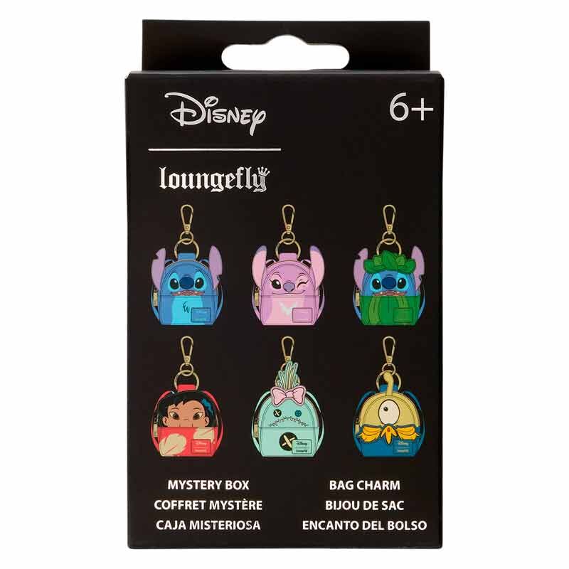 Llavero mini mochila Mystery Stitch Disney Loungefly surtido - 7
