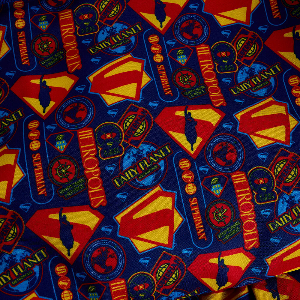 Mochila azul de nylon Loungefly con diseño estampado de Superman - 4