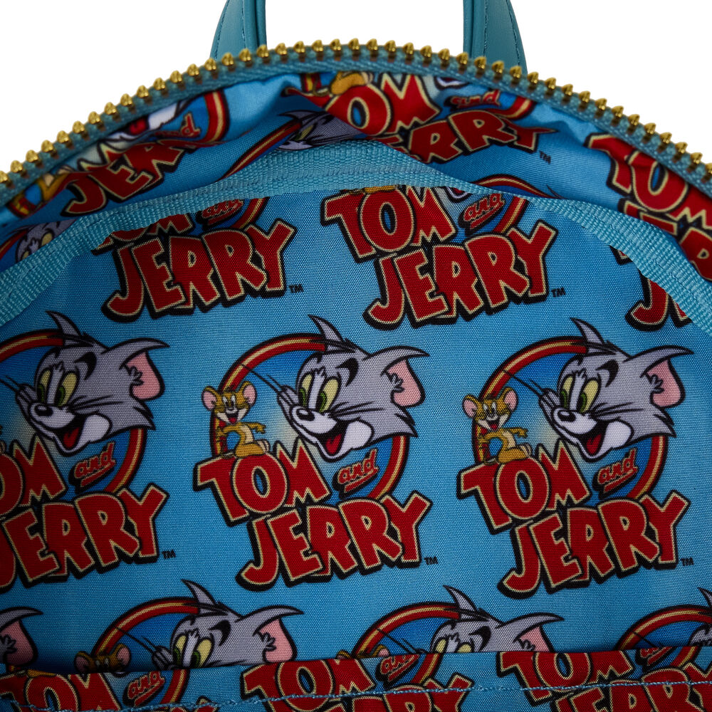 Mochila Loungefly de Tom y Jerry con bolsillo frontal de queso - 5