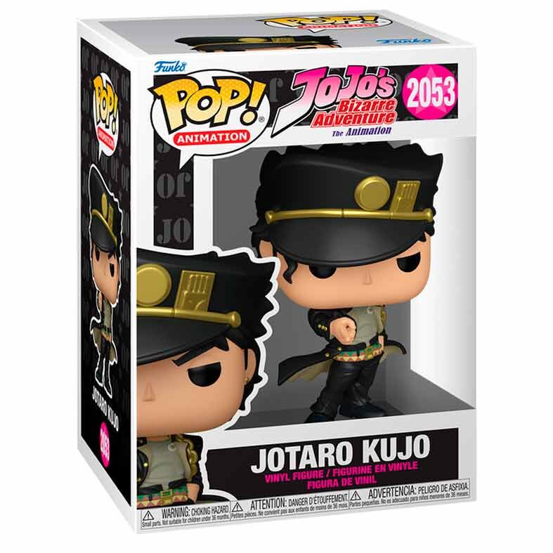Figura FUNKO POP! de Jotaru Kujo con uniforme negro y detalles dorados - 2