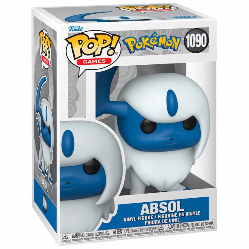 Figura Funko POP! de Absol Pokémon en blanco y azul - 2