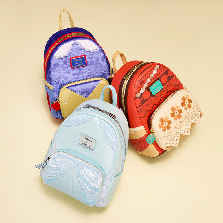 Mini mochila Loungefly de Blancanieves Disney en terciopelo azul - 8