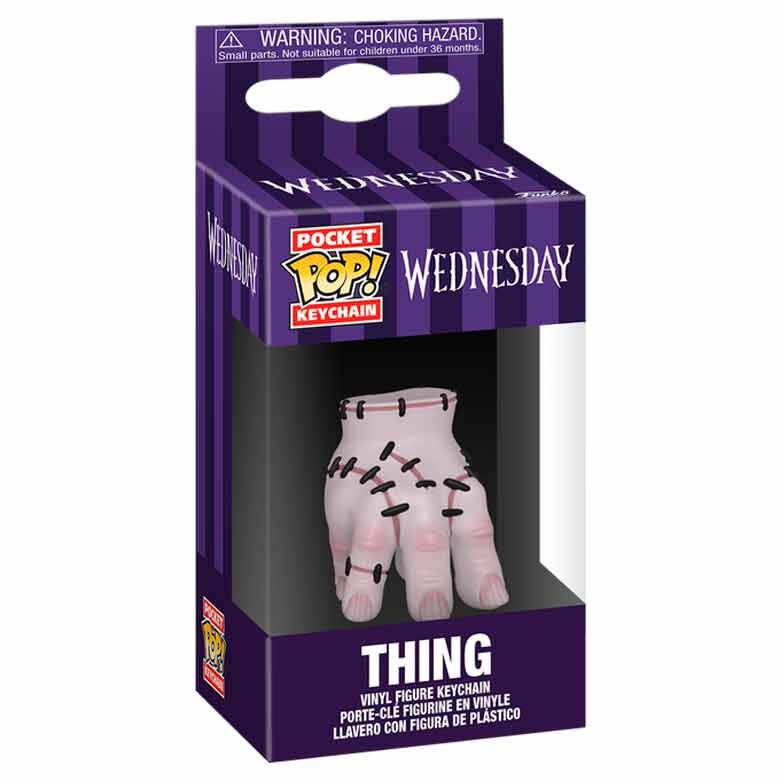 Llavero FUNKO Pocket POP! de Cosa, la mano cosida de Miércoles - 2
