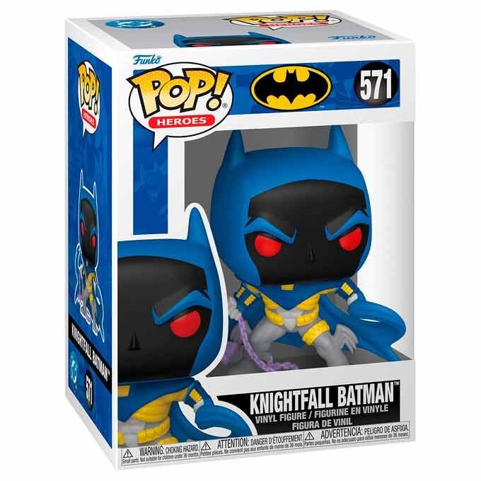 Figura Funko POP! DC Comics Knightfall Batman azul y amarillo - 2