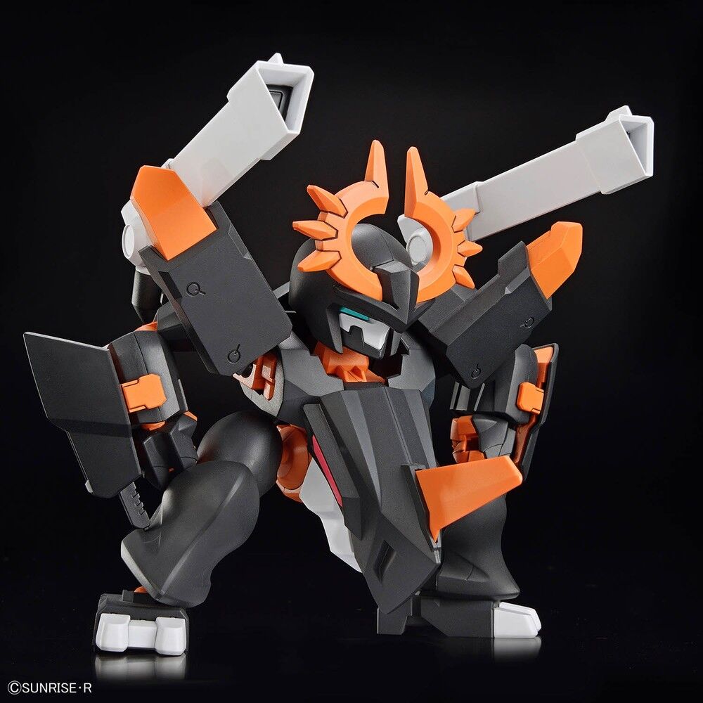 Figura Jyugohmaru de Mashin Hero Wataru en negro, blanco y naranja - 6