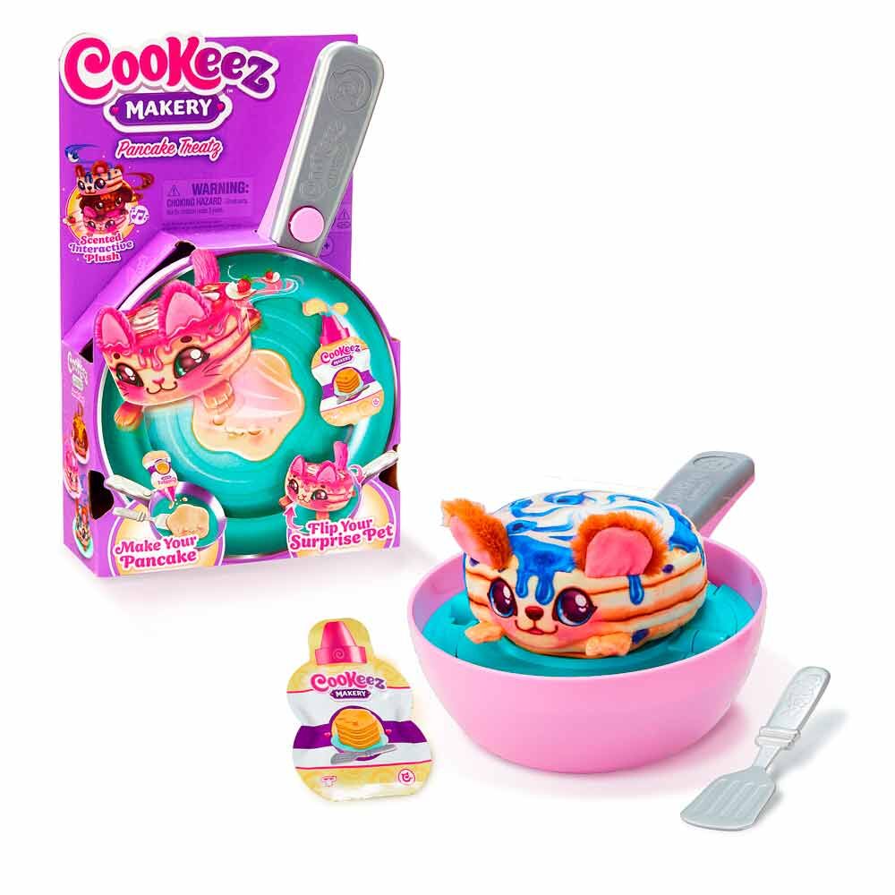 Sartén mágica Cookeez Makery con peluche sorpresa y espátula