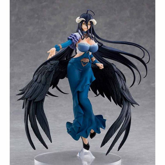 Figura Pop Up Parade de Albedo de Overlord con vestido azul oscuro y grandes alas negras - 2
