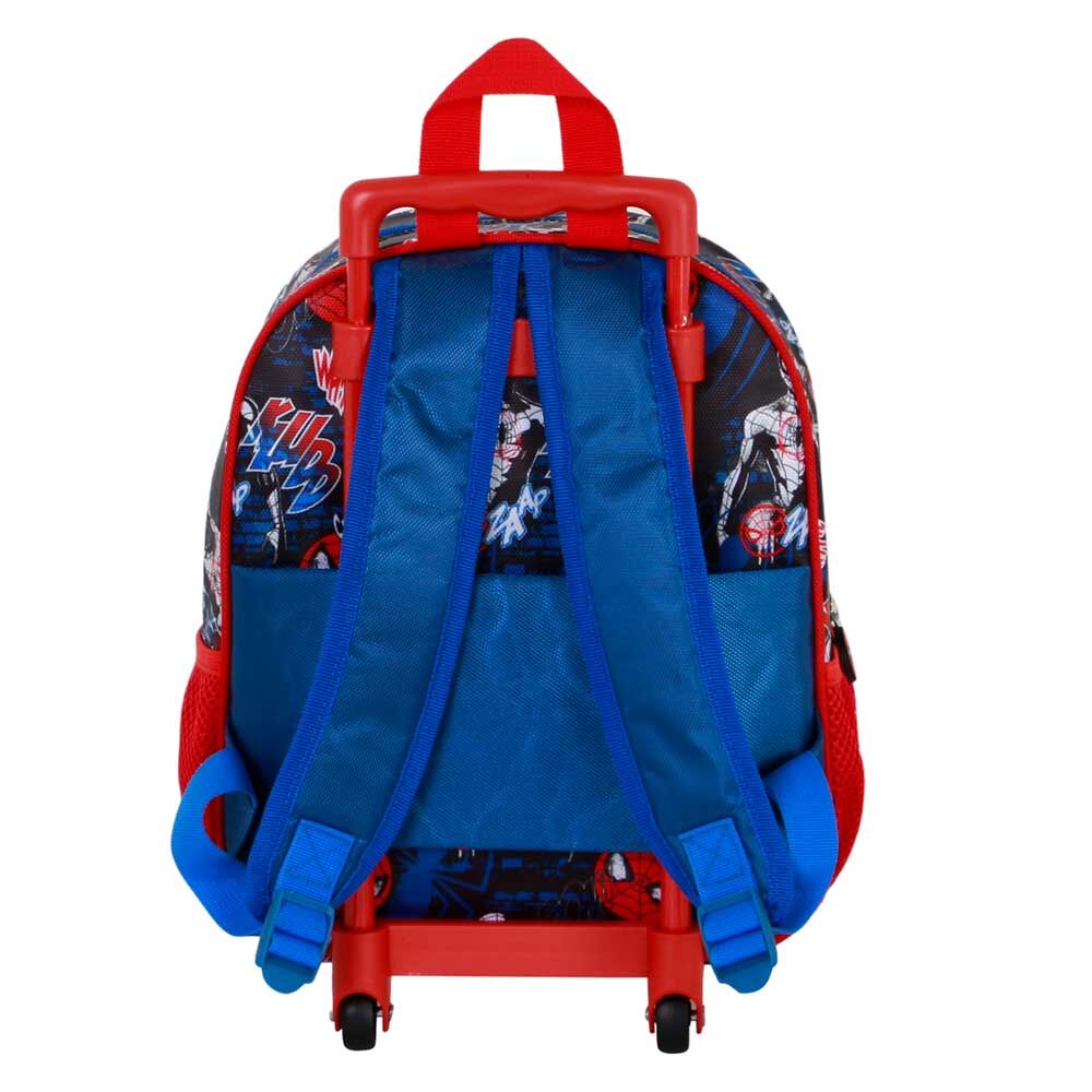 Trolley mochila infantil Spider-Man Marvel 3D con dos ruedas - 4
