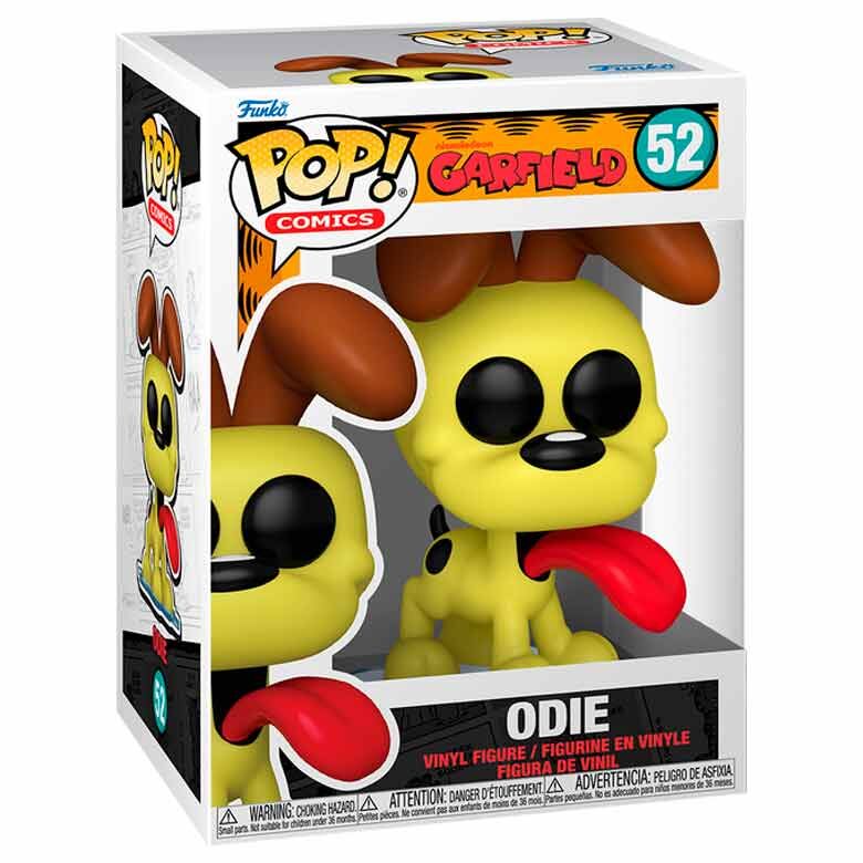 Figura Funko POP! de Odie de Garfield con lengua roja y base azul - 2