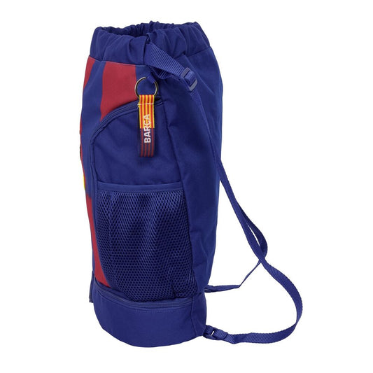 Saco mochila azulgrana del F.C. Barcelona con escudo y bolsillos laterales - 2