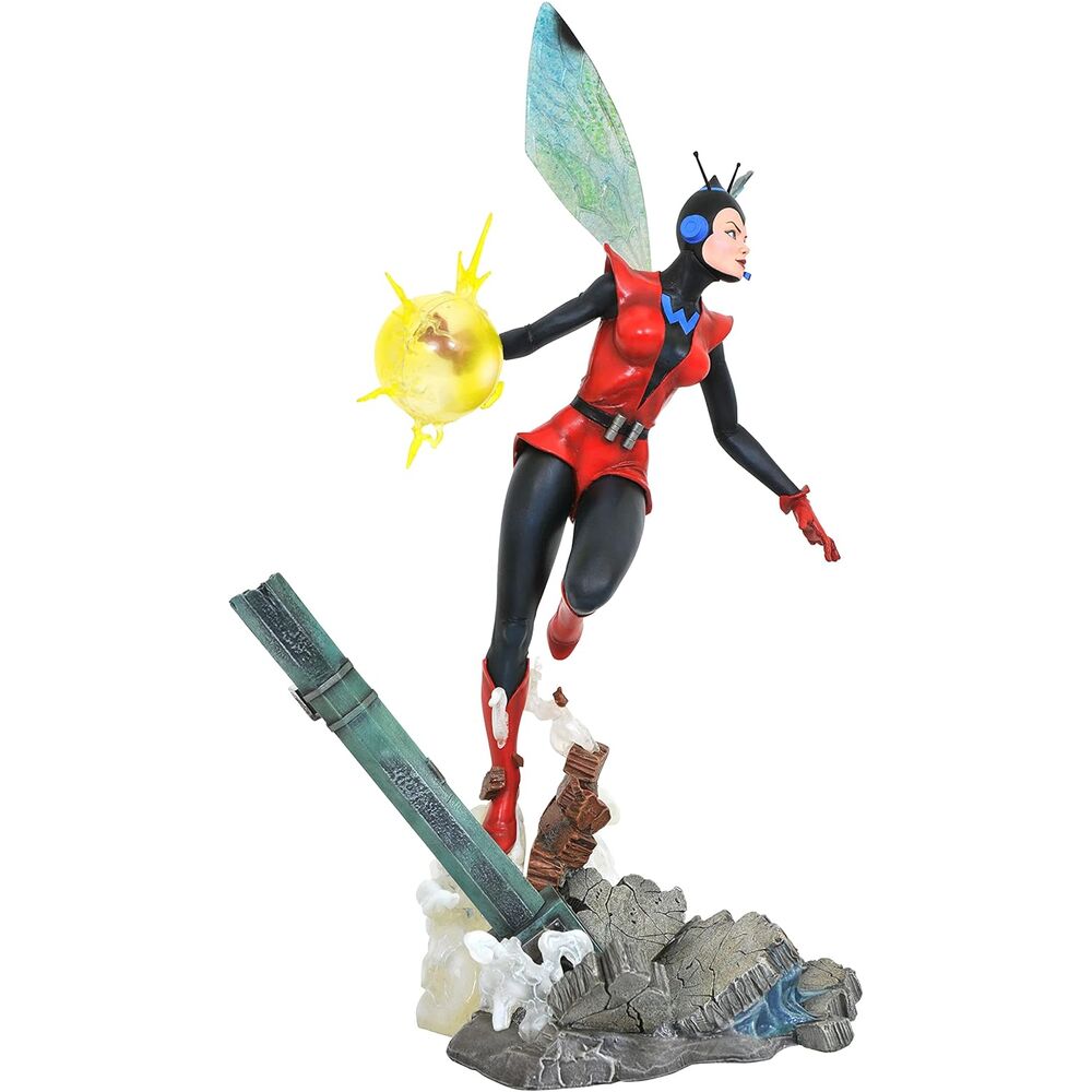 Estatua Wasp Marvel Gallery de Diamond Select con alas extendidas - 2