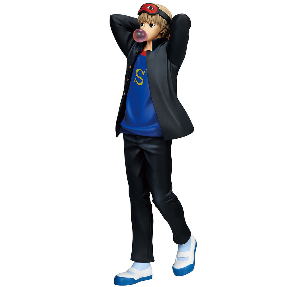 Figura Ichibansho de Sougo de Gintama con abrigo negro y camiseta azul - 4