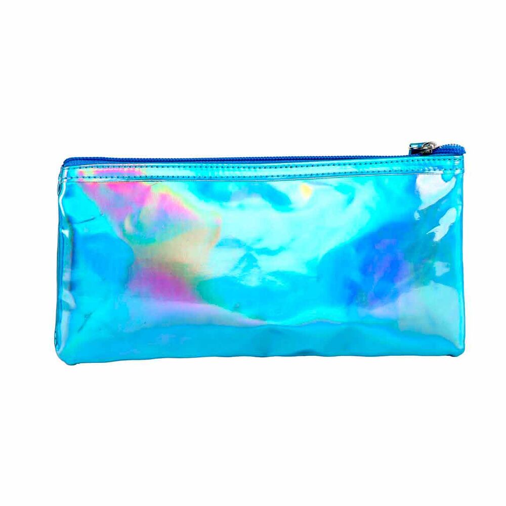 Portatodo iridiscente azul de Stitch Disney con cremallera - 3