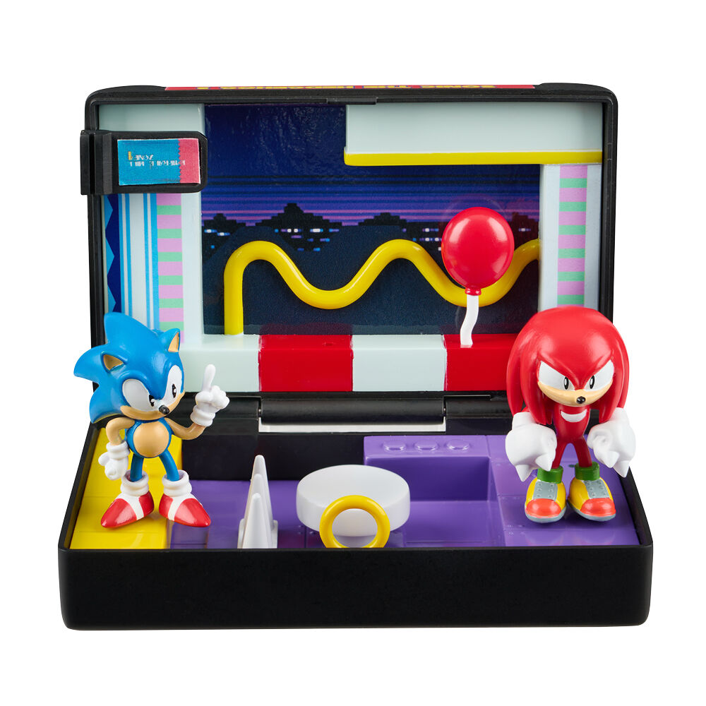 Diorama de cartucho Mega Drive Sonic the Hedgehog 3 con Sonic y Knuckles - 3